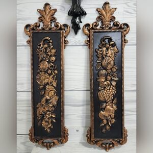 Vintage 1970s Syroco Coppercraft Guild Dart IND Wall Hanging, Plaque,GOTH